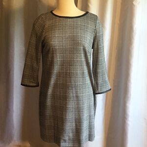 Black & white plaid dress in medium by THE LIMITED